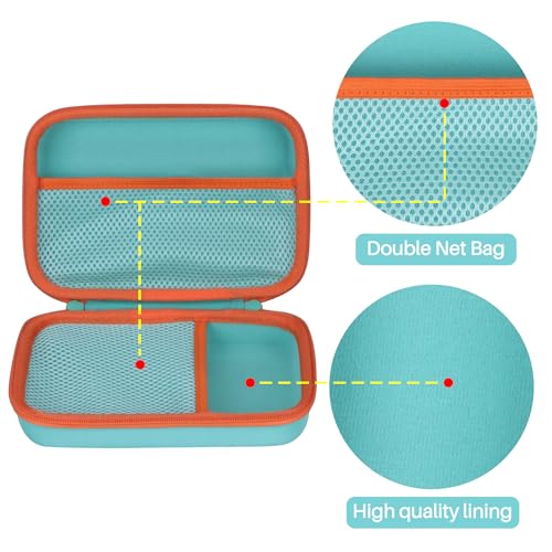 Lebakort Hard Case Compatible with SCRIB3D P1 Advanced / MYNT3D Super Professional Printing / 3Doodler Pro / 3Doodler Flow / PIKA3D PRO 3D Printing Pen (Teal Case) - Image 4