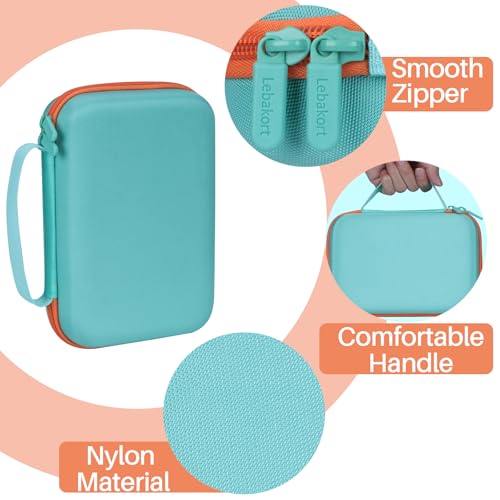 Lebakort Hard Case Compatible with SCRIB3D P1 Advanced / MYNT3D Super Professional Printing / 3Doodler Pro / 3Doodler Flow / PIKA3D PRO 3D Printing Pen (Teal Case) - Image 5