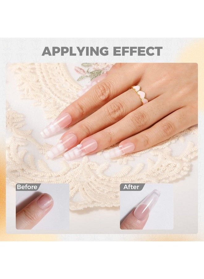 Rosalind Clear Acrylic Nail Powder 50G1.76Oz Acrylic Clear Powder For Nail Acrylic Extension Professional Crystal Polymer Clear Nail Powder Acrylic Nail Caving Dry Naturally No Nail Lamp Needed  - Image 4