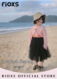 RIOXS Little Girls Tutu Skirt A-Line Layered Tulle Princess Dresses Dance Wear Clothes For Girls  - Image 4