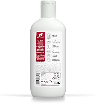 dr.organic Dr Organic Rose Otto Conditioner Restoring Mens Womens Natural Vegan CrueltyFree Paraben SLSFree Recyclable Recycled Ocean Bound Plastic Certified Organic 265ml Packaging may vary - Image 3
