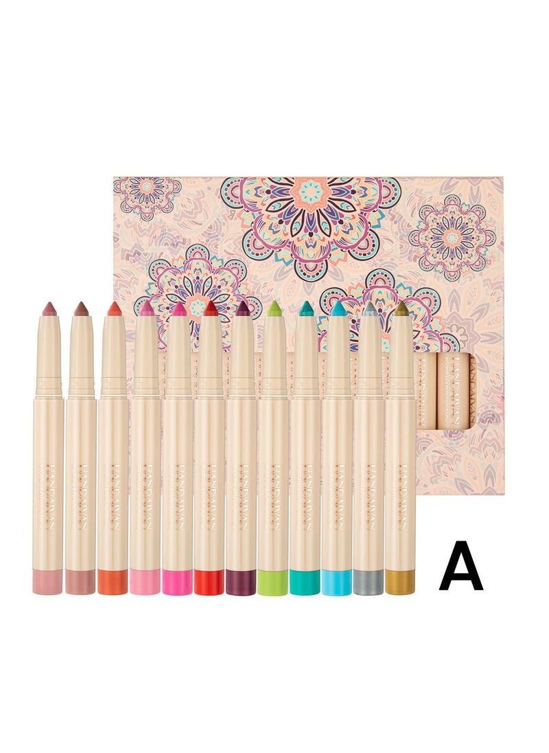 Handaiyan 12 Piece Cream Eyeshadow Stick  - Image 2