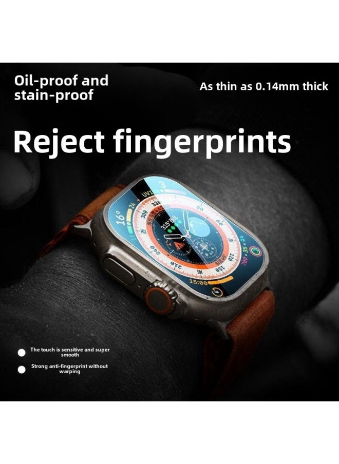 Generic - For Apple Watch Watch Apple Full Series Dust-Free Watch Film High Definition Hydrogel Film Explosion-Proof Tpu Soft Film-Color:Hd Tpu Hydrogel Film + Packaging-Dimensions:Apple S7 41mm - Image 1