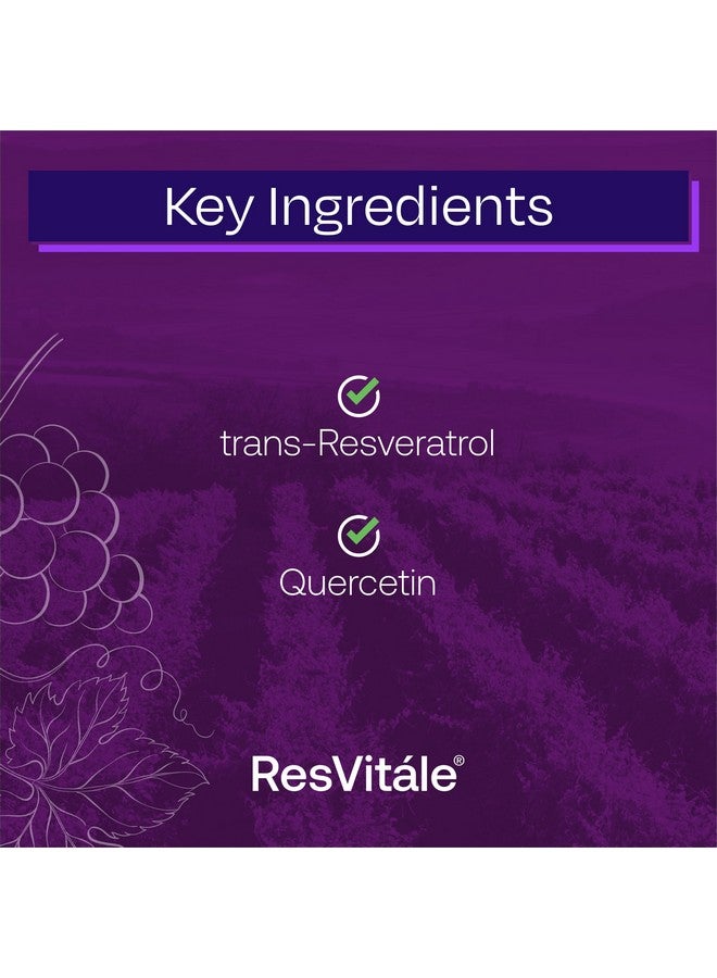 ResVitale Resveratrol 500 mg - Resveratrol Supplement for Men and Women - 60 Veggie Capsules - Image 3
