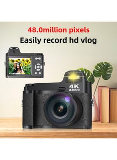 Generic TDC5010P Retro Camera 4k HD Video Recording 48 Million Pixels Manual Focusing Digital Camera Manufacturers-Body Color:5010P Standard (1 Battery Without Card)  - Image 3