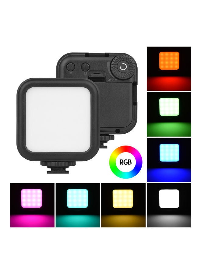 NIBEMINENT On-Camera Mini LED Light Black - Image 1