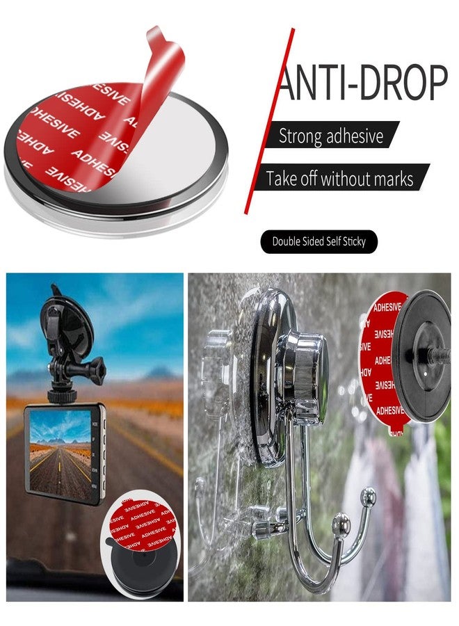 AZXYI Sticky Adhesive Replacement for Windshield Camera Holder, 6pcs 2.76"(70mm) VHB Circle Double-Sided Adhesive Tapes for Dashboard Suction Cup Mount, Mounting Disk Pads, Dash Cam/GPS/Sucker Holder - Image 4