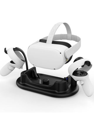 قاعدة شحن لـ Oculus Quest 2، وحدة تحكم باللمس وحامل عرض لوضع سماعة الرأس، حامل طاولة شحن متصل تلقائيًا، شحن مغناطيسي USB-C - pzsku/ZE132CAEBDDA6A08BDAE1Z/45/_/1698653640/9e82659a-a0ca-4e58-a765-73c4d3def6c6