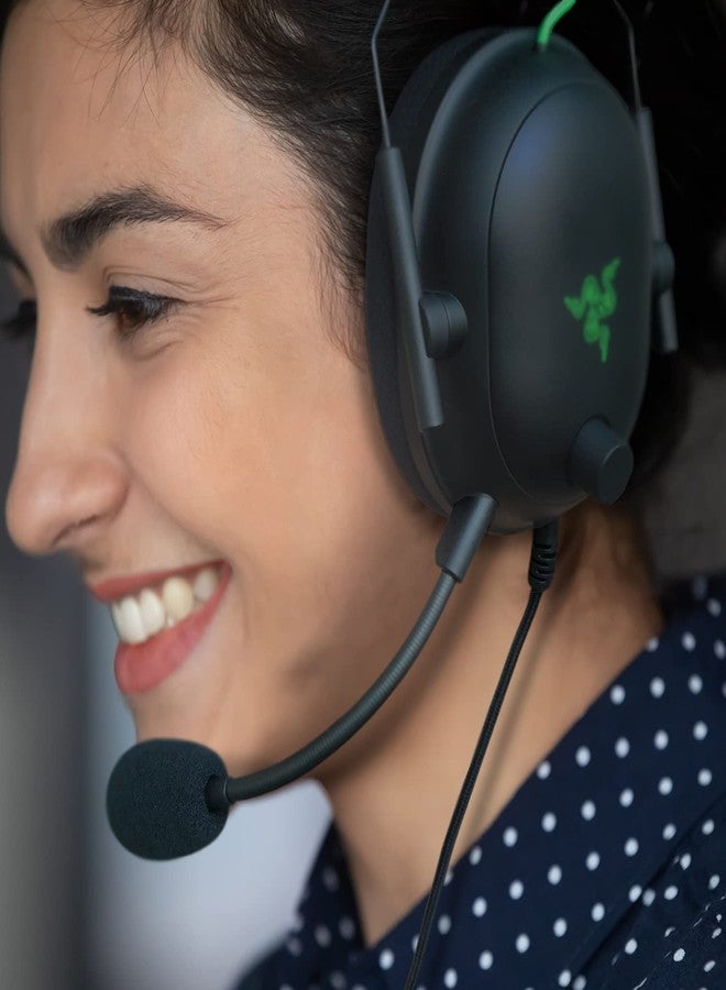 REEYEAR Mic Replacement Fits for Razer BlackShark V2,V2 Pro Gen 1,V2 SE Wireless Gaming Headsets, Noise Cancelling 3.5mm Jack Boom BlackShark PC Game Sound Microphone Set with 2 Pcs Foam Covers - Image 4