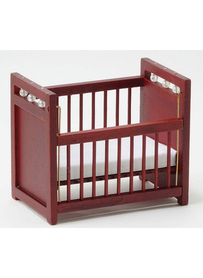 كلاسيكس باي هاندلي سرير مصغر من مجموعة كلاسيك باي هاندلي دول هاوس، لونه بني ماهوجني - Image 1