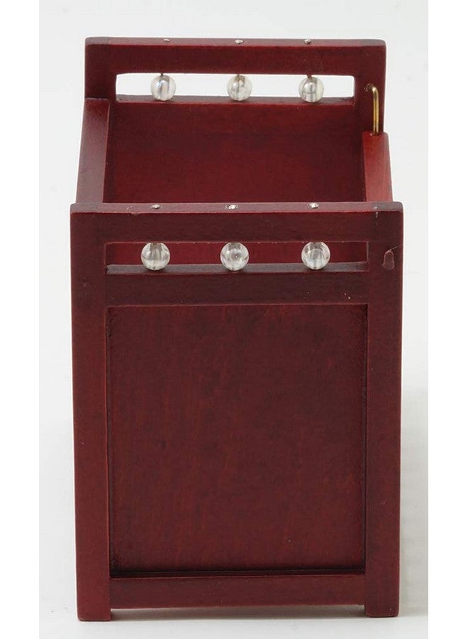 كلاسيكس باي هاندلي سرير مصغر من مجموعة كلاسيك باي هاندلي دول هاوس، لونه بني ماهوجني - Image 2