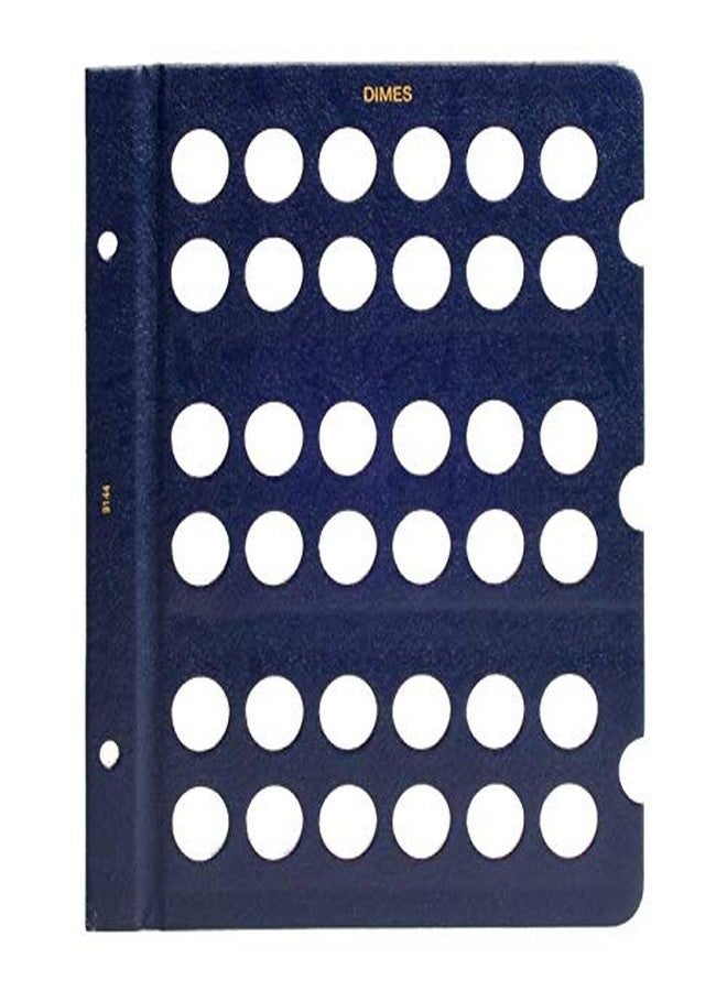 Whitman US/Canadian Dime Album Page with Blank Ports - Image 1