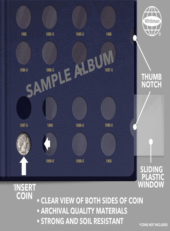 Whitman US/Canadian Dime Album Page with Blank Ports - Image 2