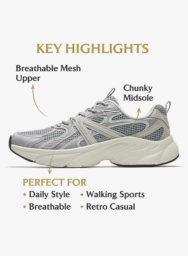 ANTA ANTA Men's Casual Shoes Fog Grey/Grey/Mist Grey-LIFESTYLE