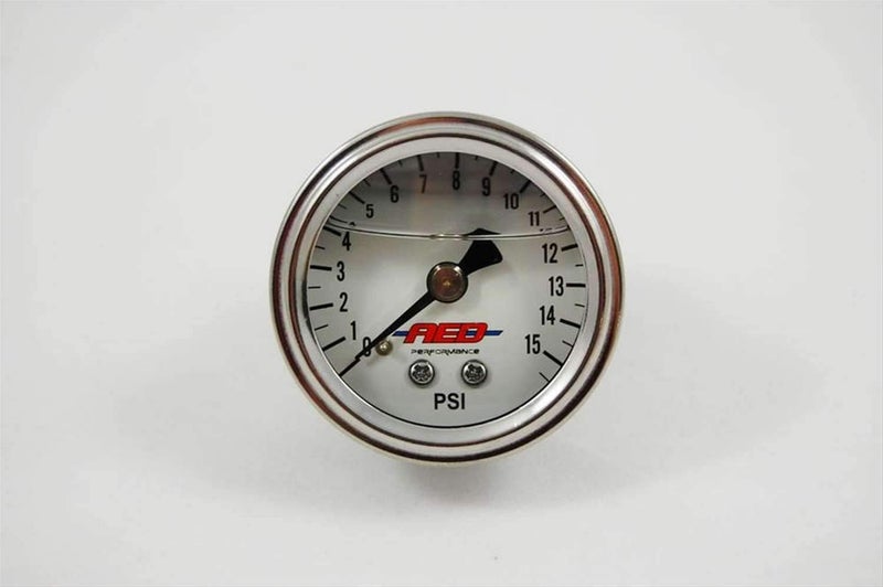 AED 6101 Liquid Filled Fuel Pressure Gauge