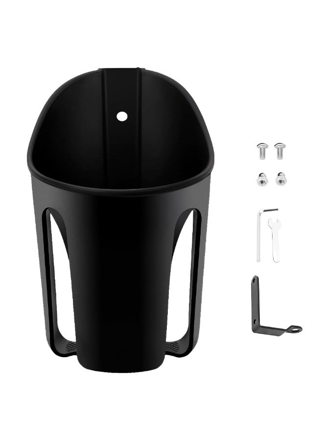 ELEPHANTBOAT® Motorcycle Cup Holder, Rear-View Mirror Drink Holder, Plastic Material, 360 Degree Snap Fixation, Easy Installation Suitable for Motorcycles, E-Bikes - Image 1