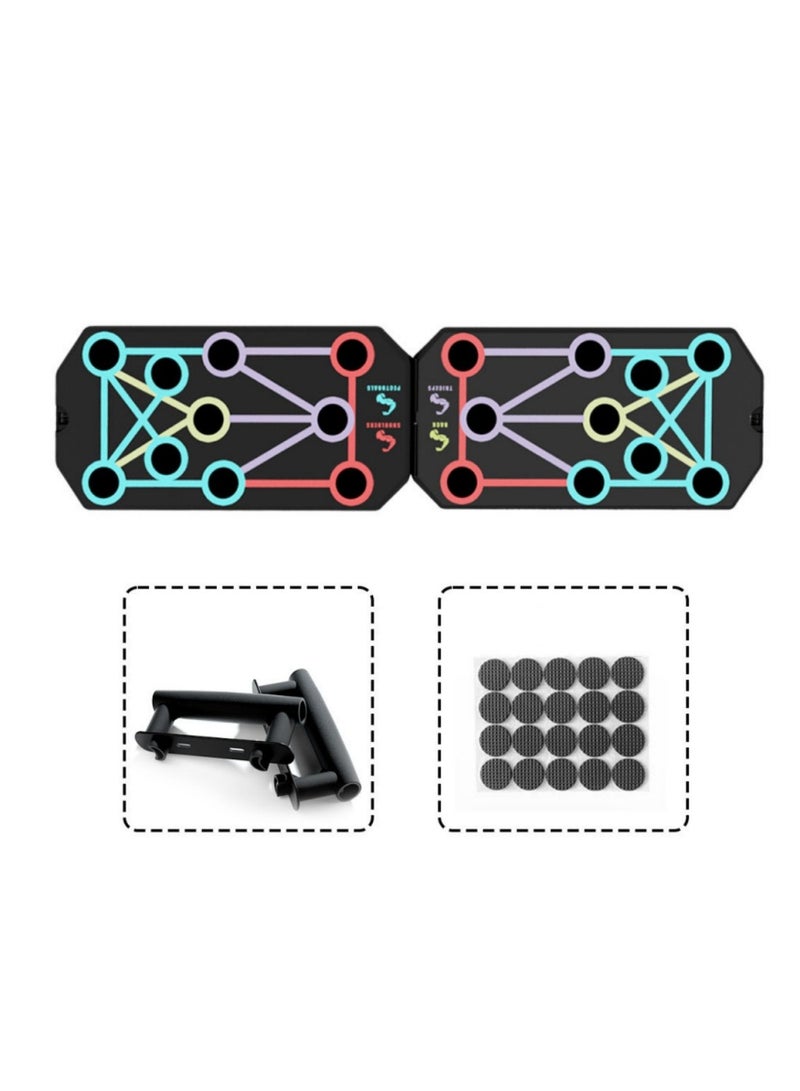 Mmmon Push Up Board Multi-function Fitness, Portable Foldable Pushup Board, Home Gym, Exercise Equipment, Professional Strength Training Equipment for Man and Women