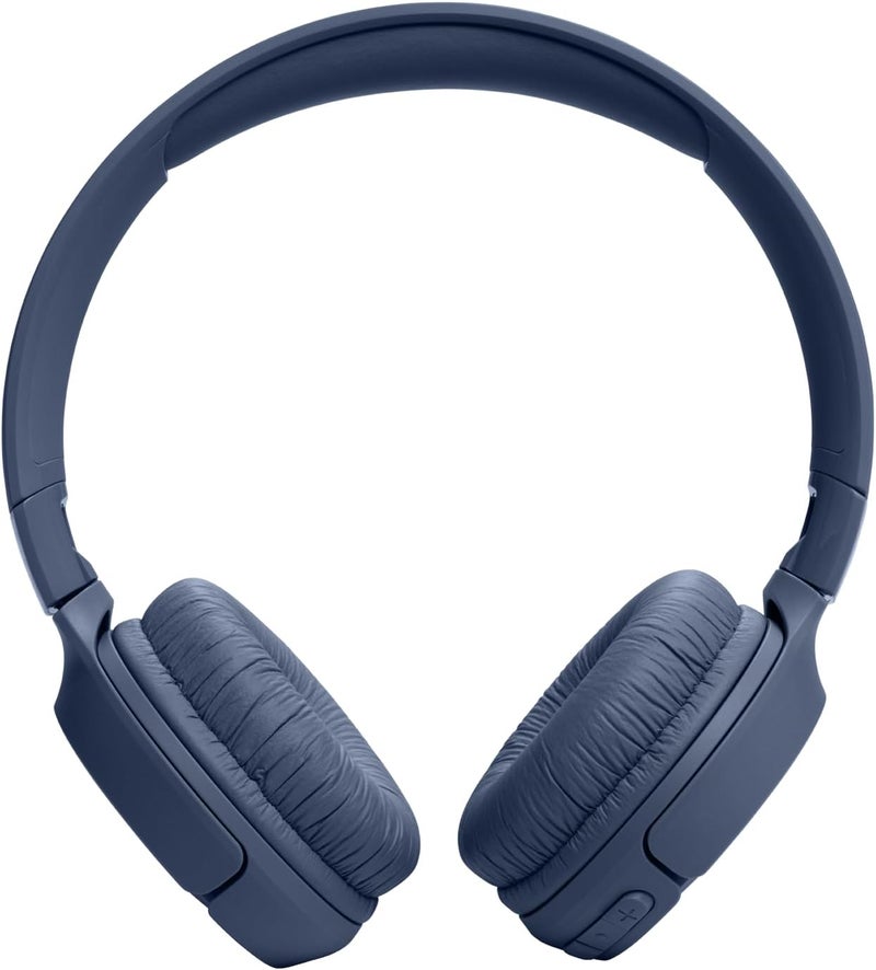 JBL Tune 520BT Wireless On-Ear Headphones, Pure Bass Sound, 57H Battery with Speed Charge, Hands-Free Call + Voice Aware, Multi-Point Connection, Lightweight and Foldable - Blue, JBLT520BTBLUEU - Image 3