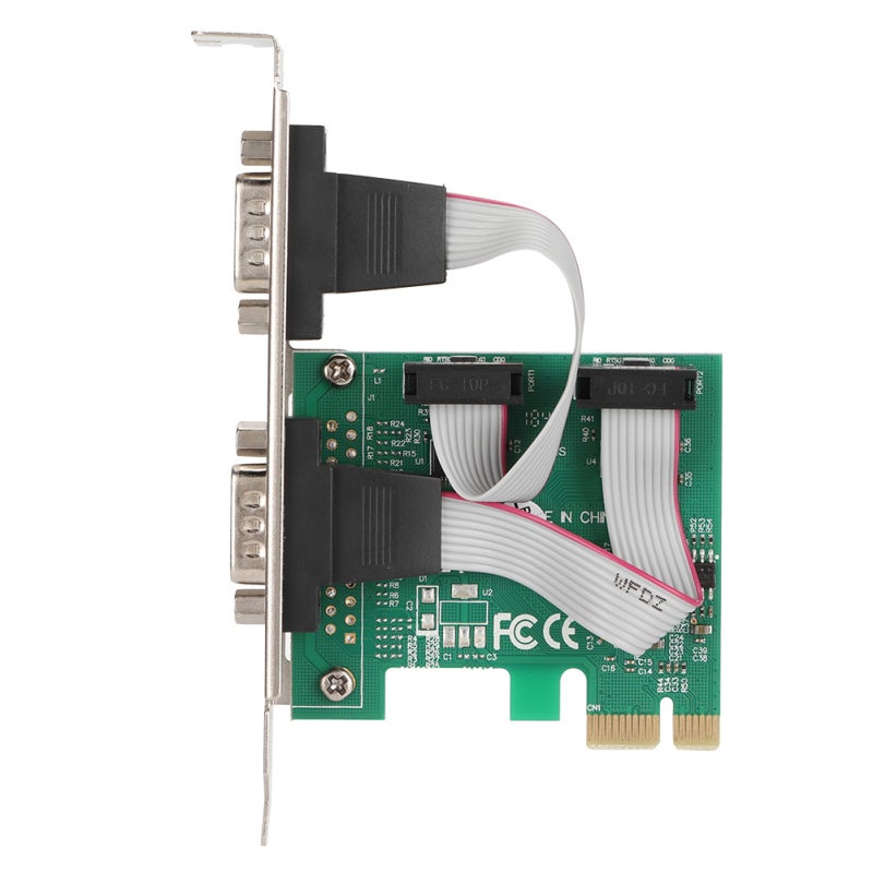 PCI-E to RS232 Adapter Card: 2 DB9 Serial Ports, 256-Byte FIFO Buffer, 115200bps Max Speed - PCI Express Serial Card Compliant With PCI Express Base Edition 1.0a / VI Specifications for Industrial Aut - Image 5