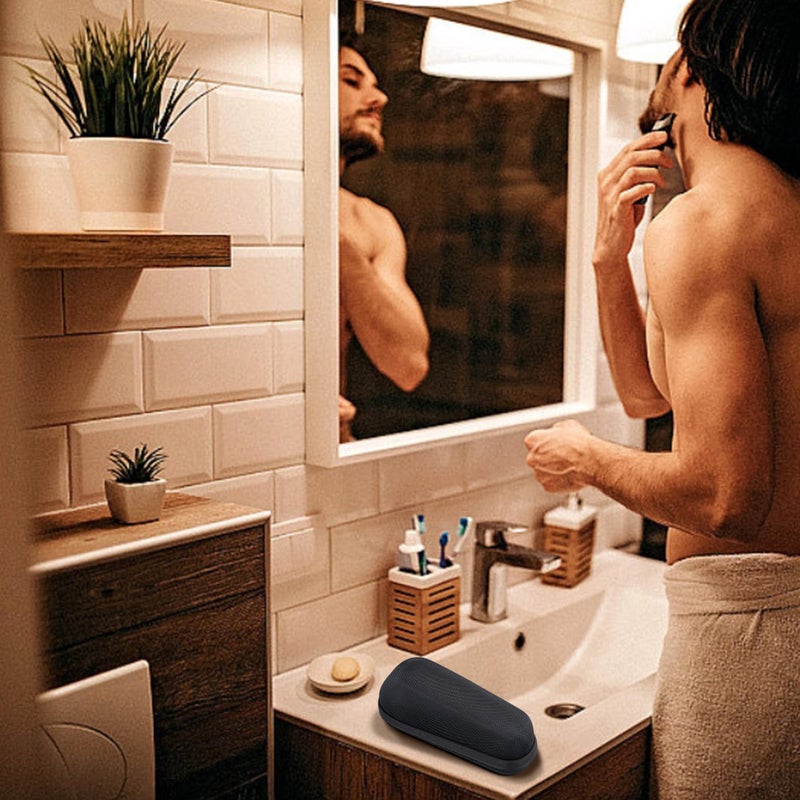 Khanka Hard Travel Case Replacement for 3/5/7/9 5018s 3010 340S-4 3050 390CC-4 380S-4 3040 Electric Foil Shaver Men's Razor, Case Only (Black) - Image 4