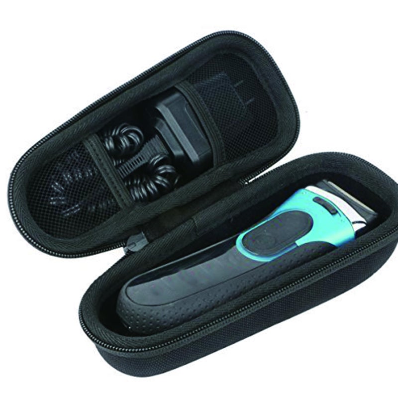 Khanka Hard Travel Case Replacement for 3/5/7/9 5018s 3010 340S-4 3050 390CC-4 380S-4 3040 Electric Foil Shaver Men's Razor, Case Only (Black) - Image 1