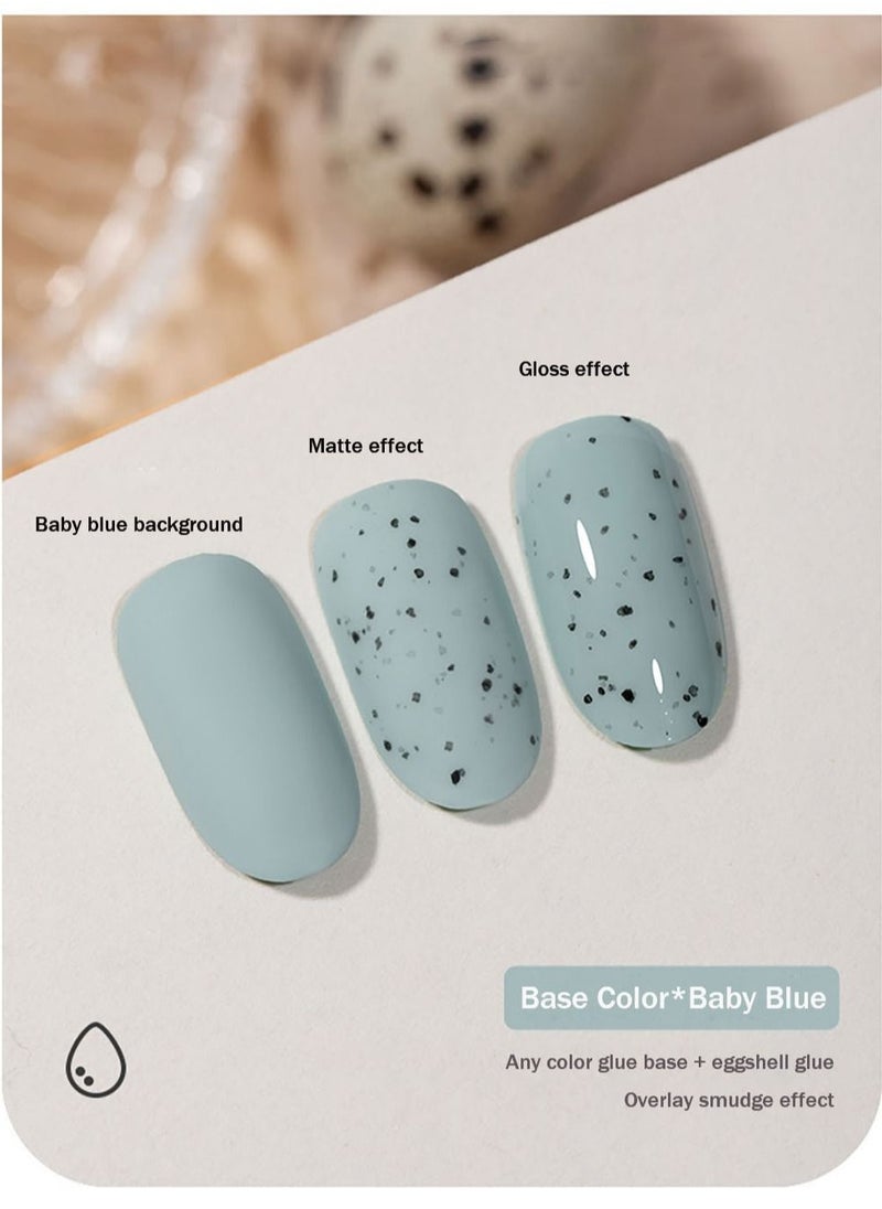 Miss Gooey Eggshell Nail Polish Glue, All-Match Spot Texture Phototherapy Glue  - Image 2