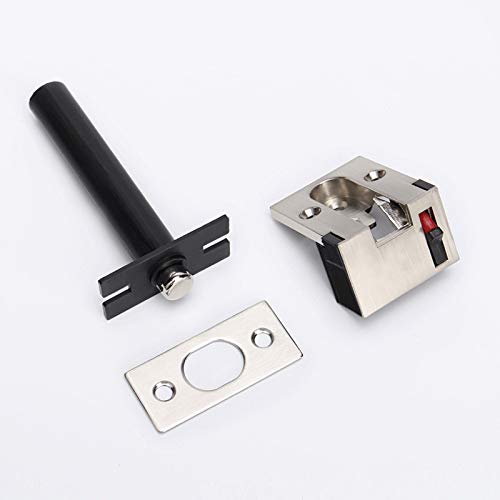 TOGU Thicken Security Concealed Door Chain Guard Heavy Duty Latch Lock for Home,Apartment,Hotel,Prevent Unauthorized Entry,Satin Nickel - Image 3