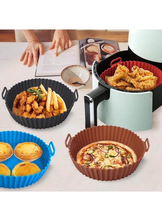 Hot Sale Air Fryer Inner Liner Food Grade Silicone Folding Baking Mat Home Air Fryer Accessories-Specifications:Square 7inch Small Size 19*19*5cm 127g-Color:Mint Green