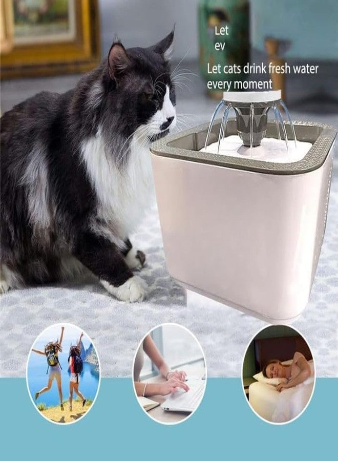 Divik Pet Water Fountain for Dogs Cat Drinking Fountain with Filter Automatic Pet Water Fountain for Cats and Small Dogs Water Dispenser Drinking Bowl (1Pcs) - Image 3