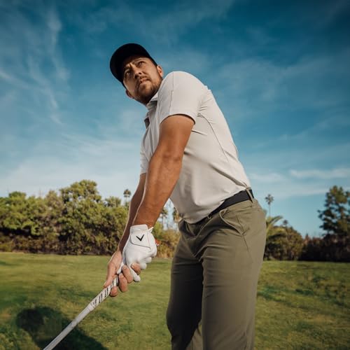 Callaway Golf Tour Authentic Glove (Standard, Medium, White, Worn on Left Hand) - Image 4