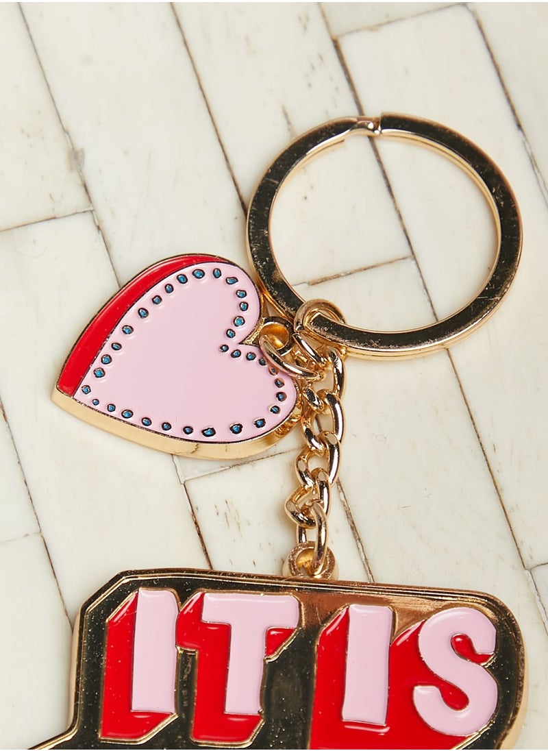 eleanor bowmer - It Is What It Is Keyring - Image 1