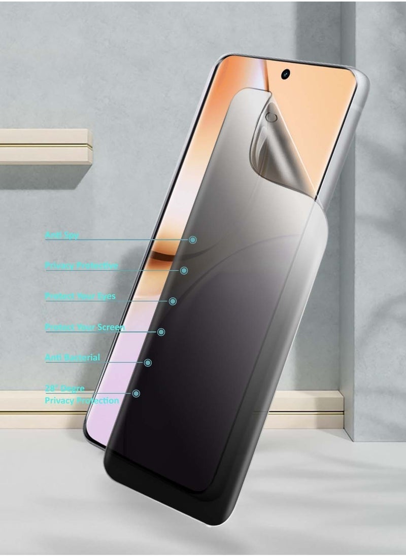 Raxoom Realme 14 Pro 5G 2025 Yesido Premium Anti-Spy Hydrogel Film Screen Protector â€“ Thin, Flexible, Full Coverage, Privacy Protection, Anti-Scratch, Easy Installation â€“ Clear - Image 2