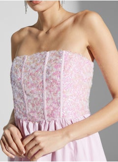 True Decadence Strappy Sequin Detail Dress  - Image 3