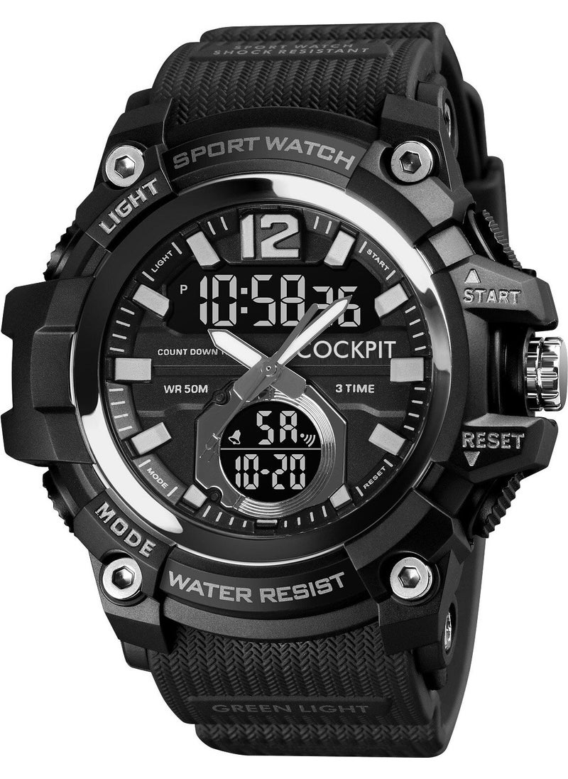 Cockpit CK-2725BK Men's Wristwatch 