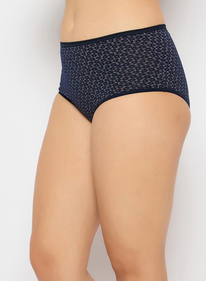 Clovia Pack of 3 - Printed High Rise Hipster Briefs - Image 4