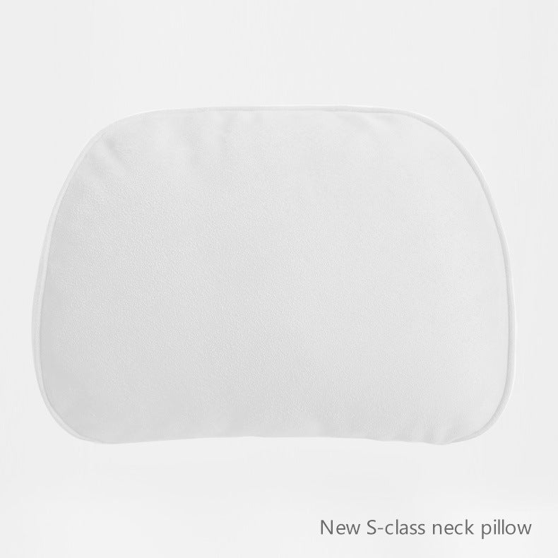 Upgraded S400 Mercedes Maybach S-Class Orange Headrest Pillow White headrest neck pillow 