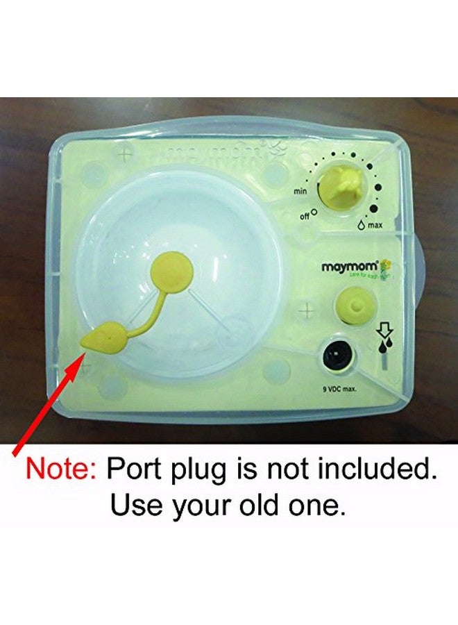 Maymom Maymom Brand Diaphragm Cap Faceplate Compatible with Medela Pump in Style Advanced Breastpump (9V Clear) - Image 1