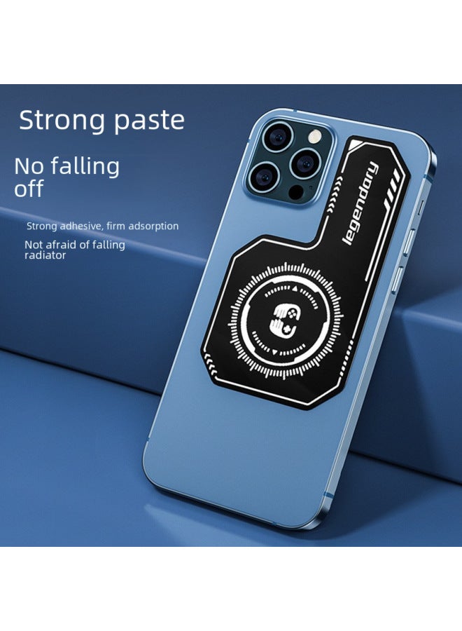 Mobile Phone Cooler Heat Sink Semiconductor Refrigeration Surface Amplifier Upgraded Third Generation Cooling Plate-Color:Even Heating Piece—back Clip Style - Image 2