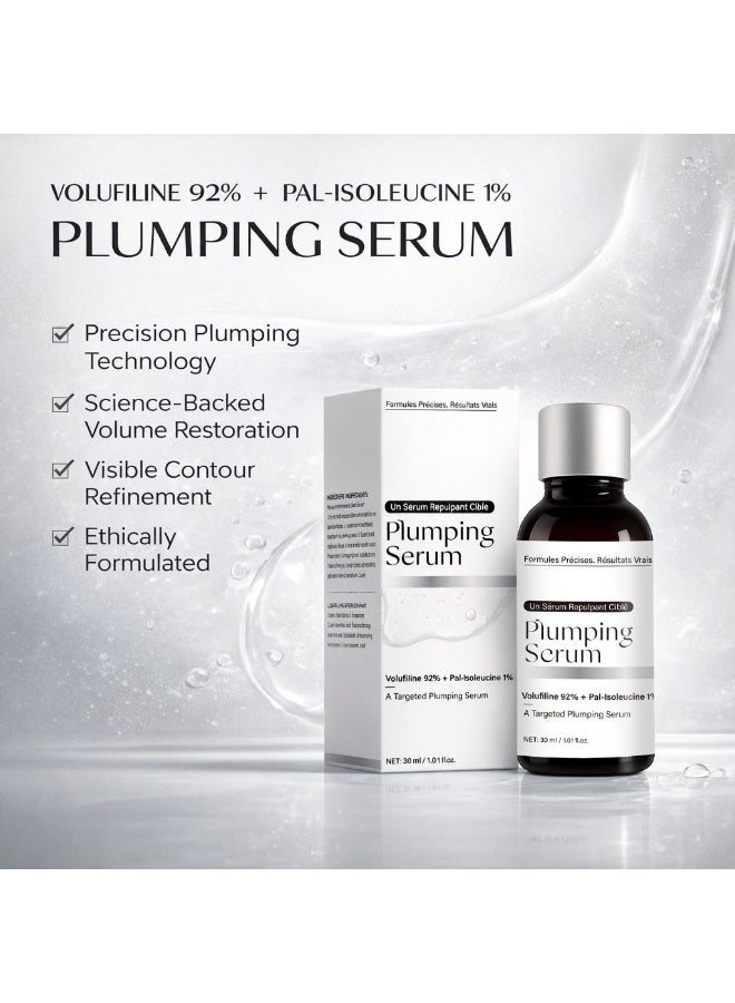 BARUBT 92% Volufiline 1% Pal-Isoleucine Plumping Facial Serum, Anti Aging Fine Line Smoothing Hydrating Targeted Face Essence 30ml - Image 2