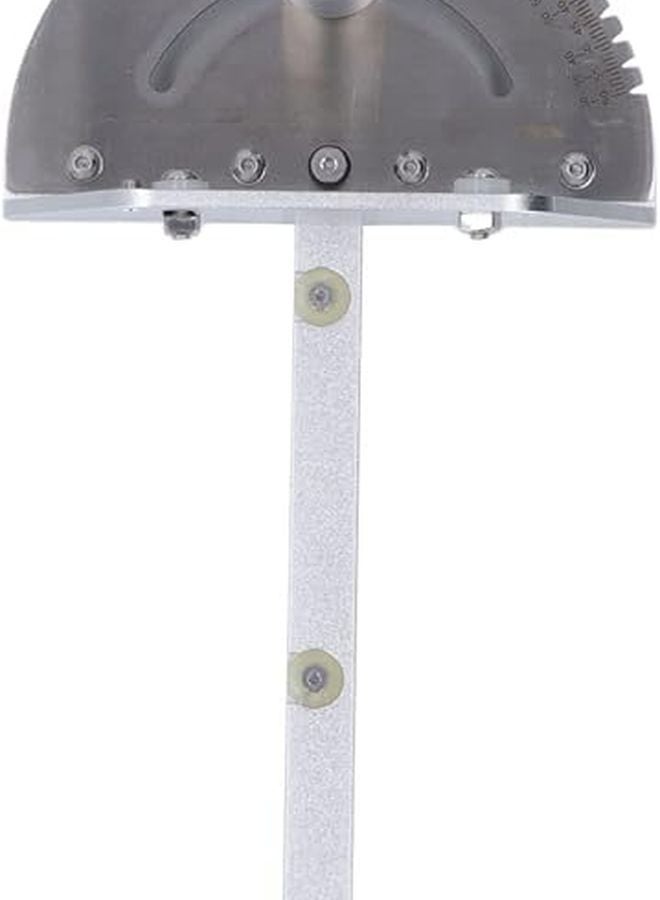 مقياس زاوية قابل للتعديل من سبائك الألومنيوم لمنشار الطاولة مع مقياس واضح لمنشار الشريط الخشبي - Image 5
