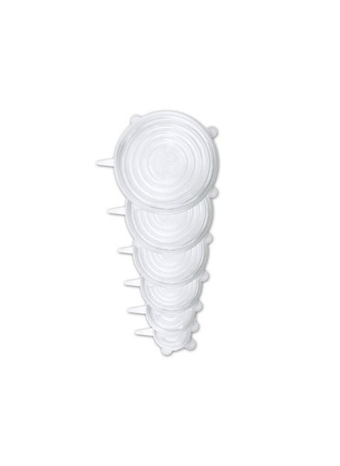 Transparent 6 Piece Stretch Cover For Food Preservation Turkish Made