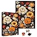 Larkipuzz Vintage Flower Puzzles for Adults 1000 Pieces Art Nature Plant Wildflower Pages Jigsaw Puzzles Beautiful Garden Rose Peony Daisy Floral Puzzle - Image 2