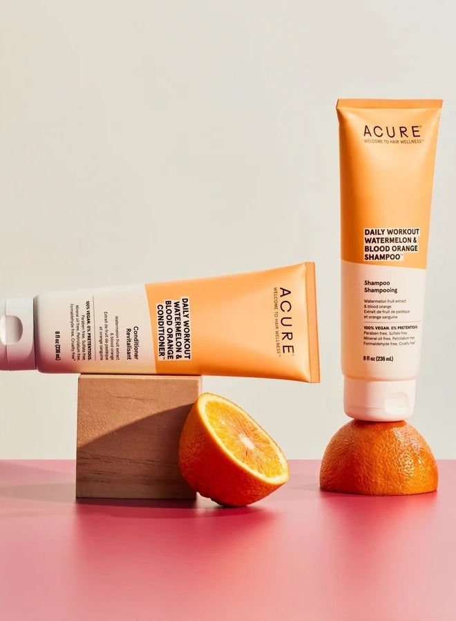 Acure Daily Workout Shampoo & Conditioner Watermelon & Orange 236ml-236ml - Image 2