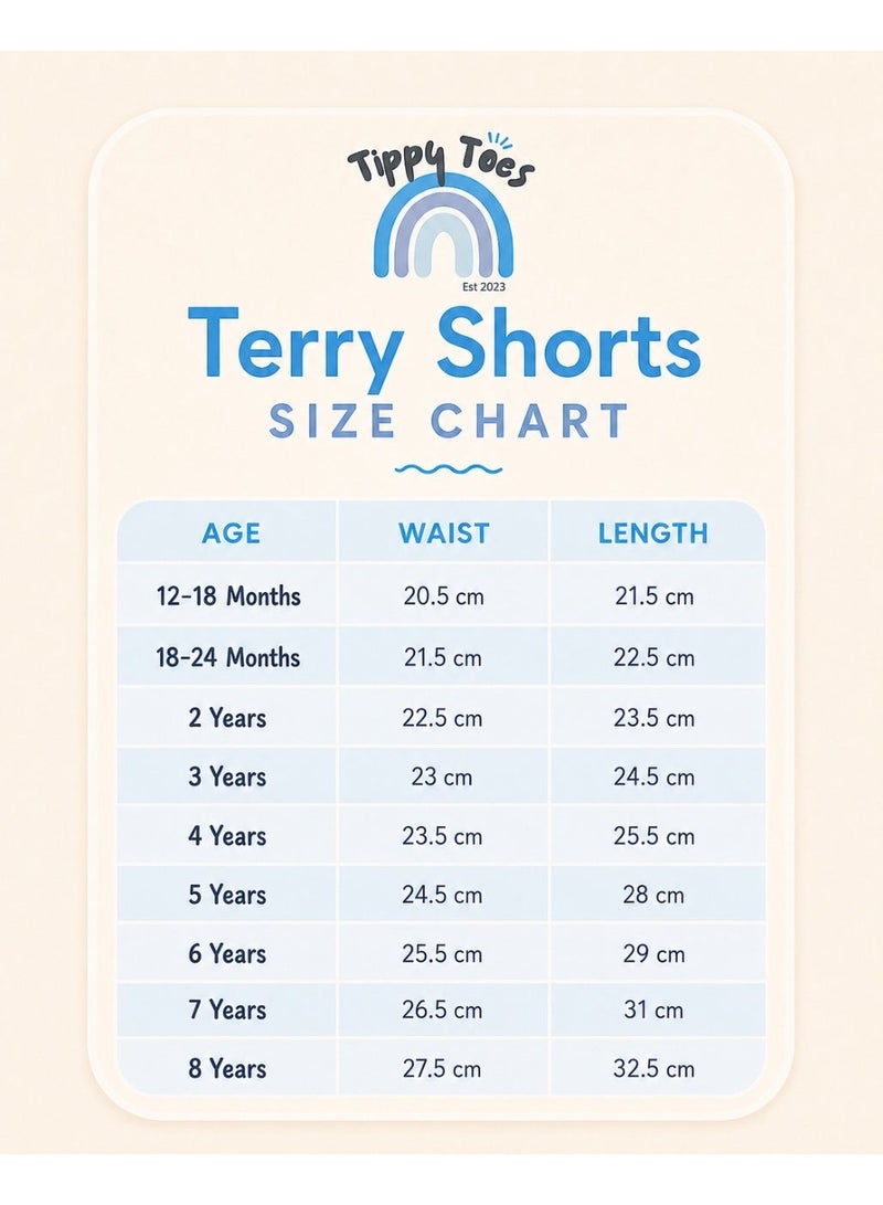 Tippytoes Boys Cotton French Terry Shorts Black Toddler Kids Casual Drawstring Pockets Everyday Wear (12M 18M 2Y 3Y 4Y 5Y 6Y 7Y) - Image 3
