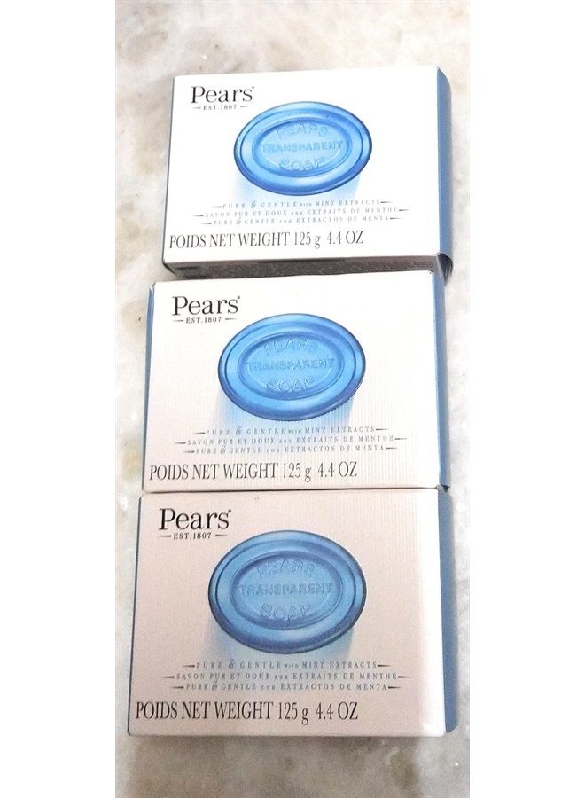 Pears Pears Germ Shield with Mint Extract Soap (Set of 3 Soaps) 125 Gx3  - Image 2