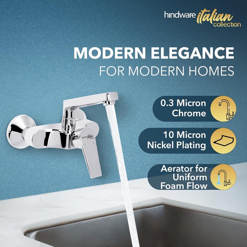 hindware خلاط حوض ساخن وبارد مع دوران من مجموعة هيندوير الإيطالية F360027CP - Image 2