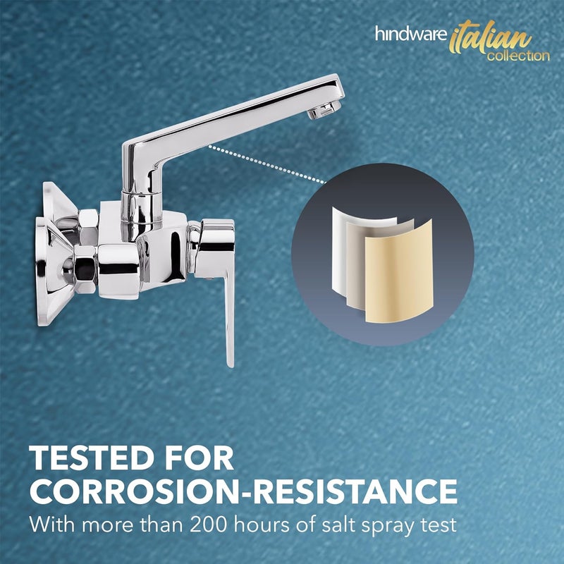 hindware خلاط حوض ساخن وبارد مع دوران من مجموعة هيندوير الإيطالية F360027CP - Image 5