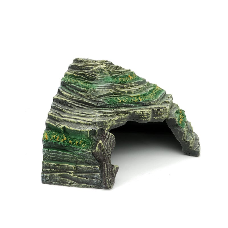 JIHAQUA Terrarium Decor Reptile Hide Reptile Hides and Caves Aquarium Tank Accessories Decorations,Medium - Image 4
