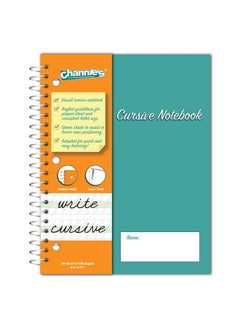 Visual Cursive Notebook 120Pages Easy To Learn Practice Cursive Size 8.5” X 11”