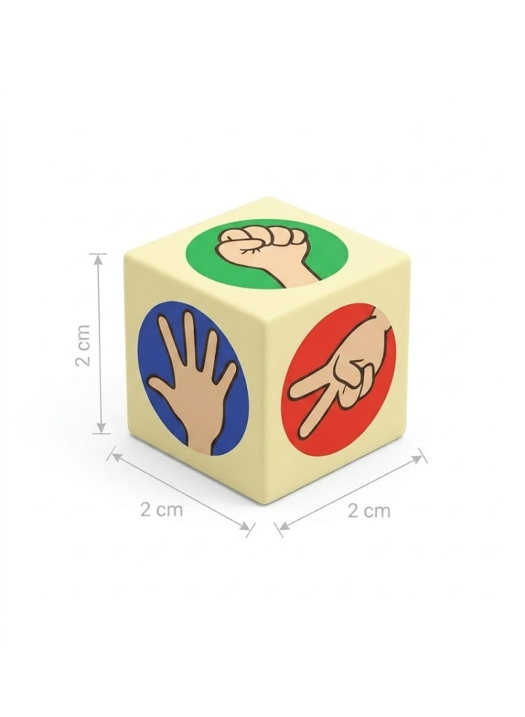 Silka Art Eraser - Rock-Paper-Scissors Cube Eraser Set - 2 Pieces - Colorful and Fun for School. School supplies, eraser, kids' eraser, pencil eraser, cute eraser, children's school supplies - Image 4